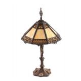 Antique Slag Glass Lamp