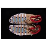 Crow Indian Beaded Moccasins