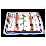Early Navajo Yei Rug circa 1920s