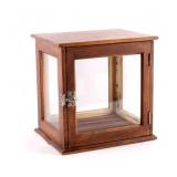 Antique Walnut Glass Mercantile Display Case