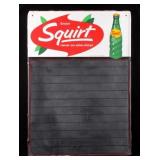 1968 Squirt Chalkboard Menu Sign