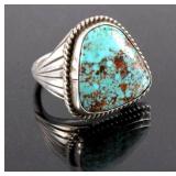 Navajo Sterling Silver and Turquoise Ring