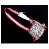 Plains Native American Indian Bandolier Bag