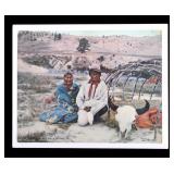 L.A. Huffman Brave Wolf and Wife Photograph