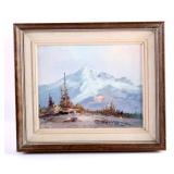 Original Herb Schraml Oil on Canvas Painting