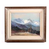 Original Herb Schraml Oil on Canvas Painting