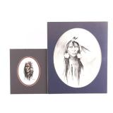 Charley Bear Original Native American Portraits