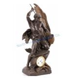 E.L. Picault Lutte Prehistorique Bronze Sculpture