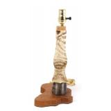 Taxidermy Zebra Leg Lamp
