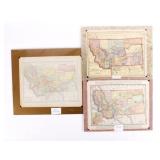 Three Turn of the 19th C. Montana County Maps