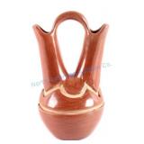 San Ildefonso Pueblo Red Wedding Vase