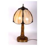 Art Deco Lamp With Victorian Shade