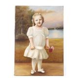 Hudson River School Style Adolescent Boy Portrait