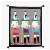 Navajo Finely Woven Yei Wool Rug