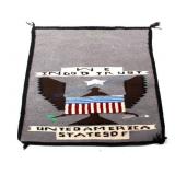Navajo Pictorial Patriotic Rug