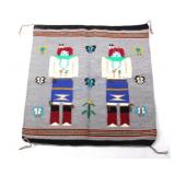 Navajo Yei Gray Mountain Trading Post Rug