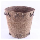 Apache Burden Basket with Jingle Cone 19th Century