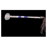 Apache Beaded Stone War Club 19th Century