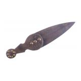 Blackfoot Beaver Back Dag Knife 19th Century