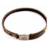 Deer Lodge Prison Hitched Horsehair Belt c. 1890-