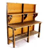 Rustic Reclaimed Montana Timber Work Bench