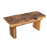 Rustic Montana Reclaimed Oak Foyer Bench