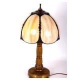 Art Deco Lamp With Victorian Shade
