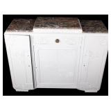 Art Nouveau Carved Buffet Side Table