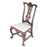 Mahogany Chippendale Carved Side Chair 1760-1785