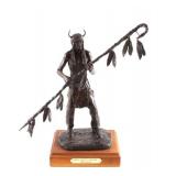 Original Bob Scriver Bronze Horn Society Warrior