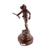 G.C. Wentworth Scout Bronze Sculpture