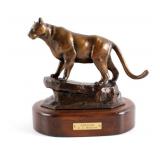 G.C. Wentworth Cougar Bronze Sculpture