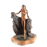David Lemon Original Native American Nude Bronze