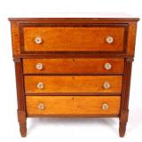Classical Country Style Birdseye Maple Chest