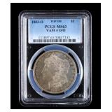 1883-O Morgan Silver Dollar MS63 PCGS Graded