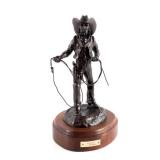 G.C. Wentworth Wranlger Bronze Sculpture
