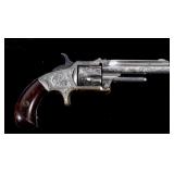 Engraved Marlin XXX Standard 1872 .30 RF Revolver
