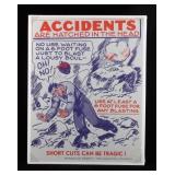 Original Anaconda Company Mining Safety Poster