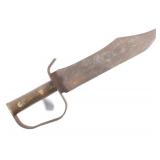 Civil War D-Guard Forged Iron Style Knife