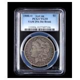 1900-O Morgan Silver Dollar VG10 PCGS Graded VAM