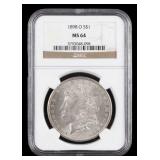 1898-O Morgan Silver Dollar NGC MS64