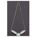 Navajo Sterling Silver & Turquoise Necklace
