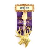 Elks Lodge Ribbon from Yankton South Dakota