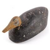 Antique Wood & Cork Carved Duck Decoy