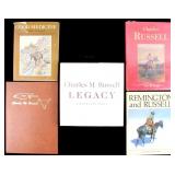Charles M. Russell Themed Collection of Books