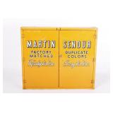 Vintage Martin Senour Paint Supplies Cabinet