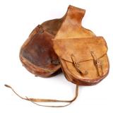 Antique Leather Saddle Bags