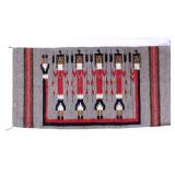 Fine Navajo Native American Pictorial Yei Rug