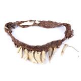 Northwest Coast Indian Orca Tooth Necklace