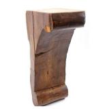 Rustic Timber Carved Architectural Corbel